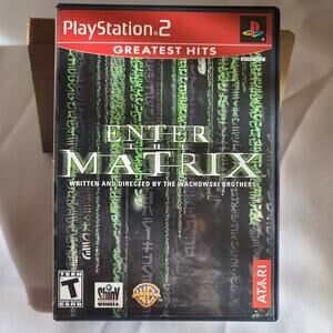 PlayStation 2 Enter The Matrix Game With Manual